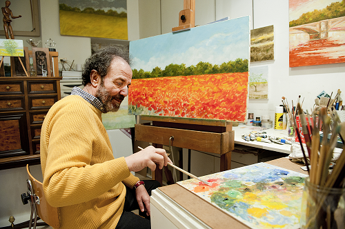 Gian Carlo painting